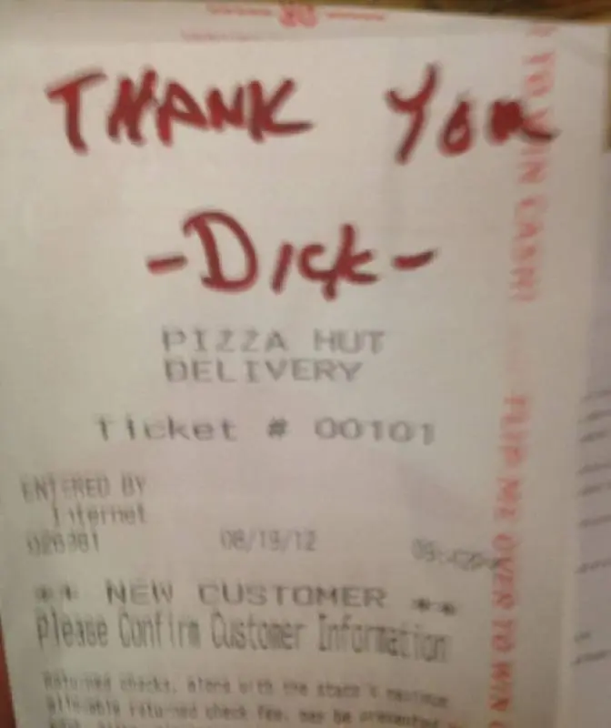 Notes On Restaurant Receipts That Will Make You Lose Your Appetite