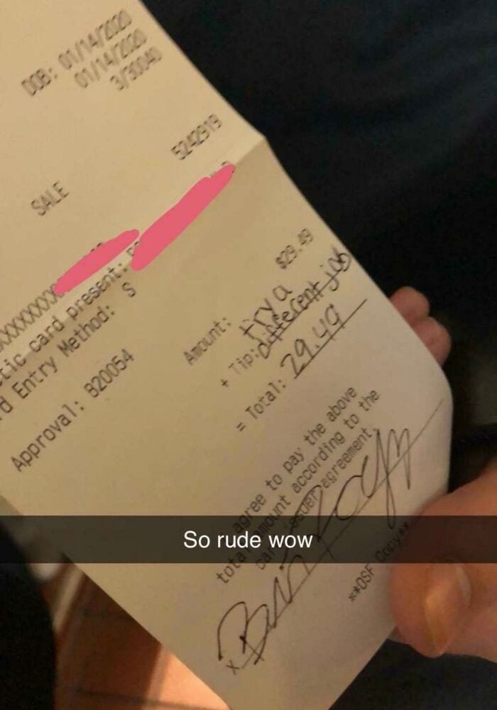 Notes On Restaurant Receipts That Will Make You Lose Your Appetite